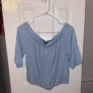 Junior off the shoulder top